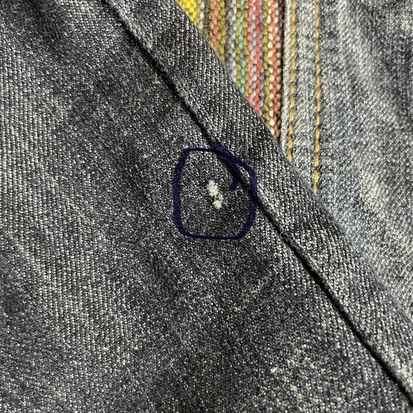 Hot Kiss Denim Jean Jacket Western Southwestern Embroidered size M - Picture 13 of 14